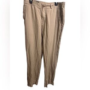 Jackson James 100% Linen Dress Pants Mens Size 36 R